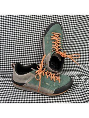 Scarpa Cosmo Approach Shoes Green Suede Hiking Trail Sneakers Women’s US 8